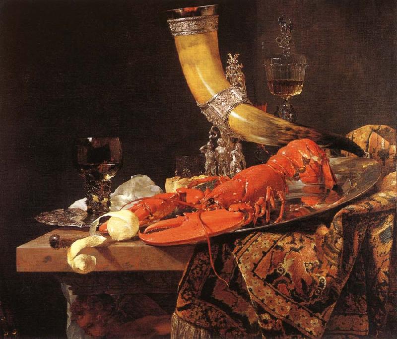 Willem Kalf Still-Life with Drinking-Horn Germany oil painting art